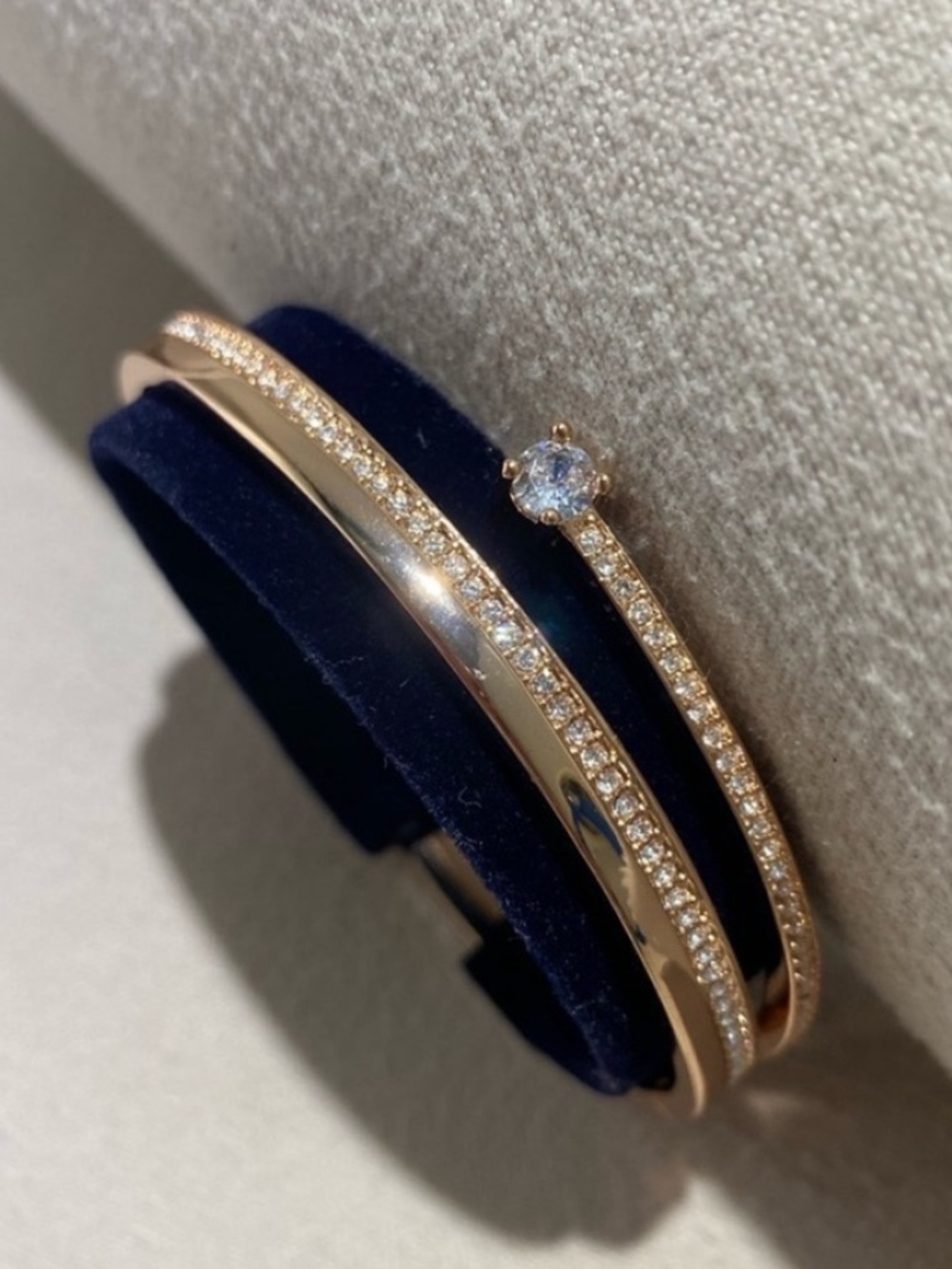 Swarovski rose gold bracelet